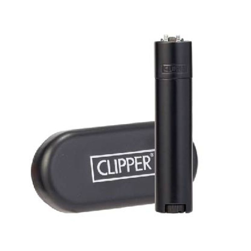 Clipper-Metal-Lighter-Black